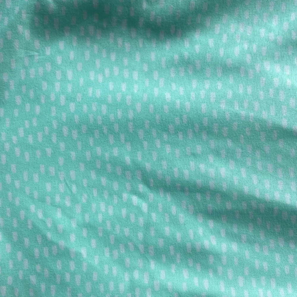 Mint Green Pillowcase with white detailing